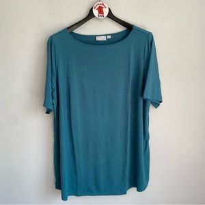 NEW Joan Rivers Jersey Knit Long Tee Shirt 2X